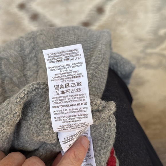 • BRAND NEW • Mini Boden • Kids' Cable Half Zip Wool Blend Sweater • 7-8Y - Picture 15 of 15